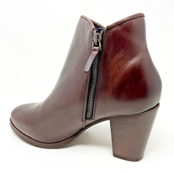 Thursday Boot Co Womens Brown Uptown Handcrafted Leather Bootie - Picture 3 of 5